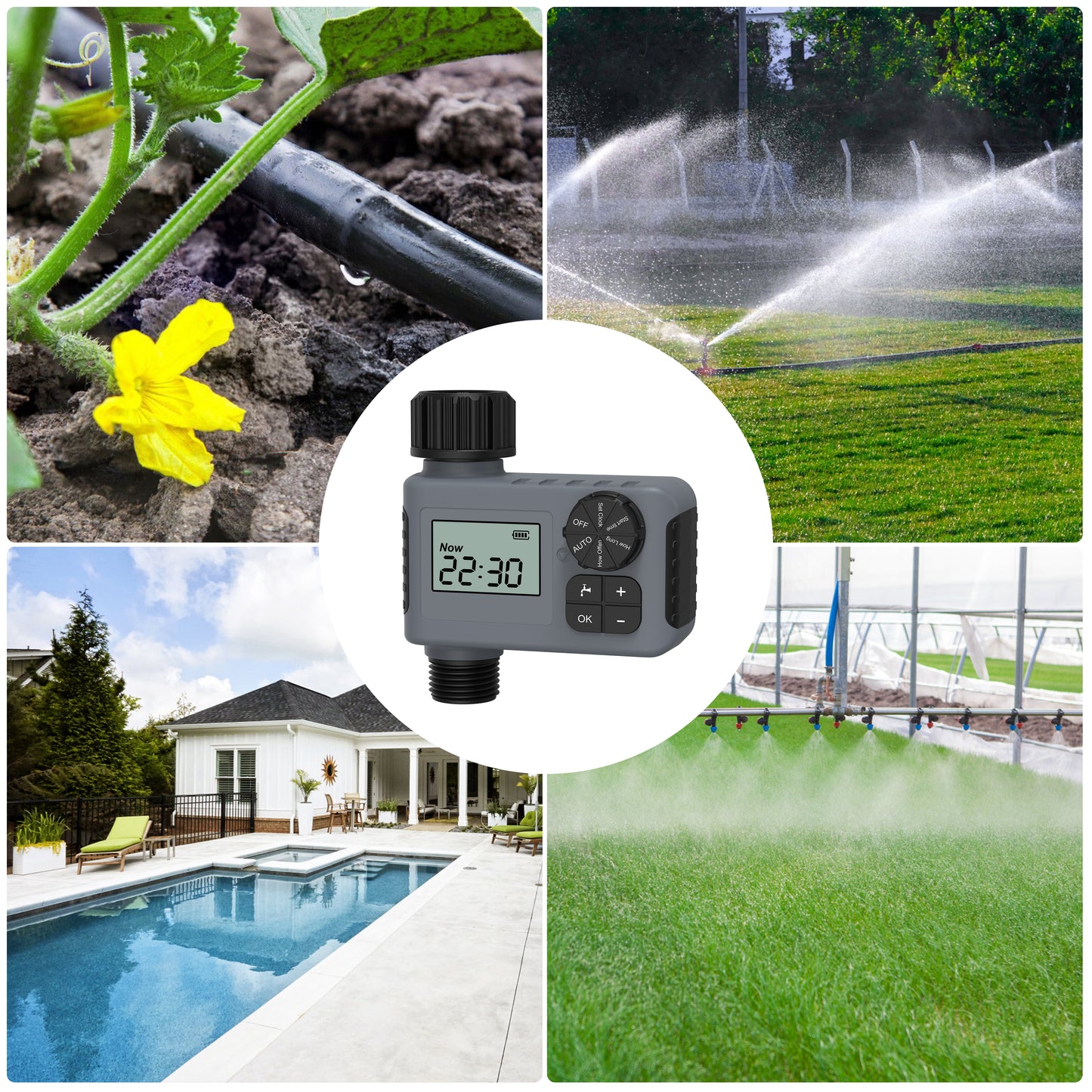 Sprinkler Timer, Programmable Water Timer for Garden Hose