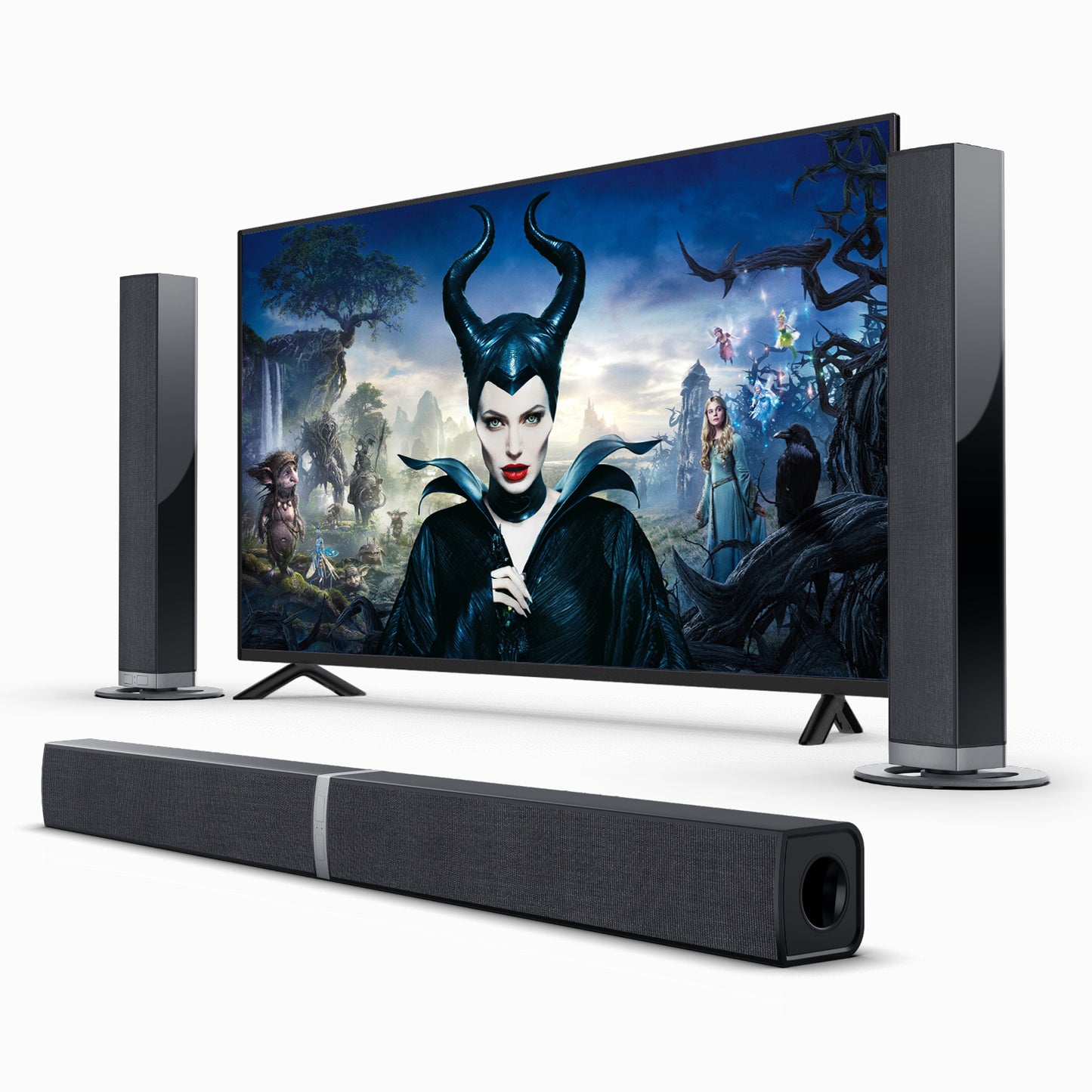 Sound Bar for TV Bluetooth Speakers with ARC/Optical/AUX Connection