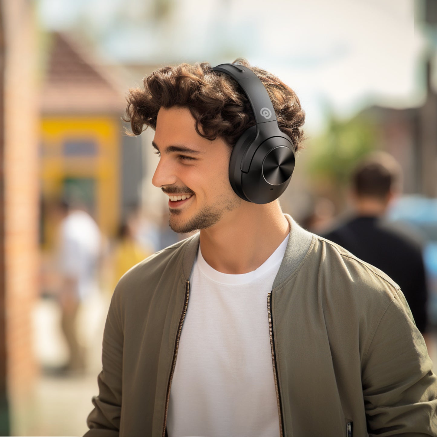 Hybrid Bluetooth Headphones Active Noise Cancelling with Hi-Fi Audio