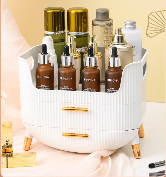 Makeup Organizer with Drawers,Skincare Organizer for Vanity, Bathroom Countertop
