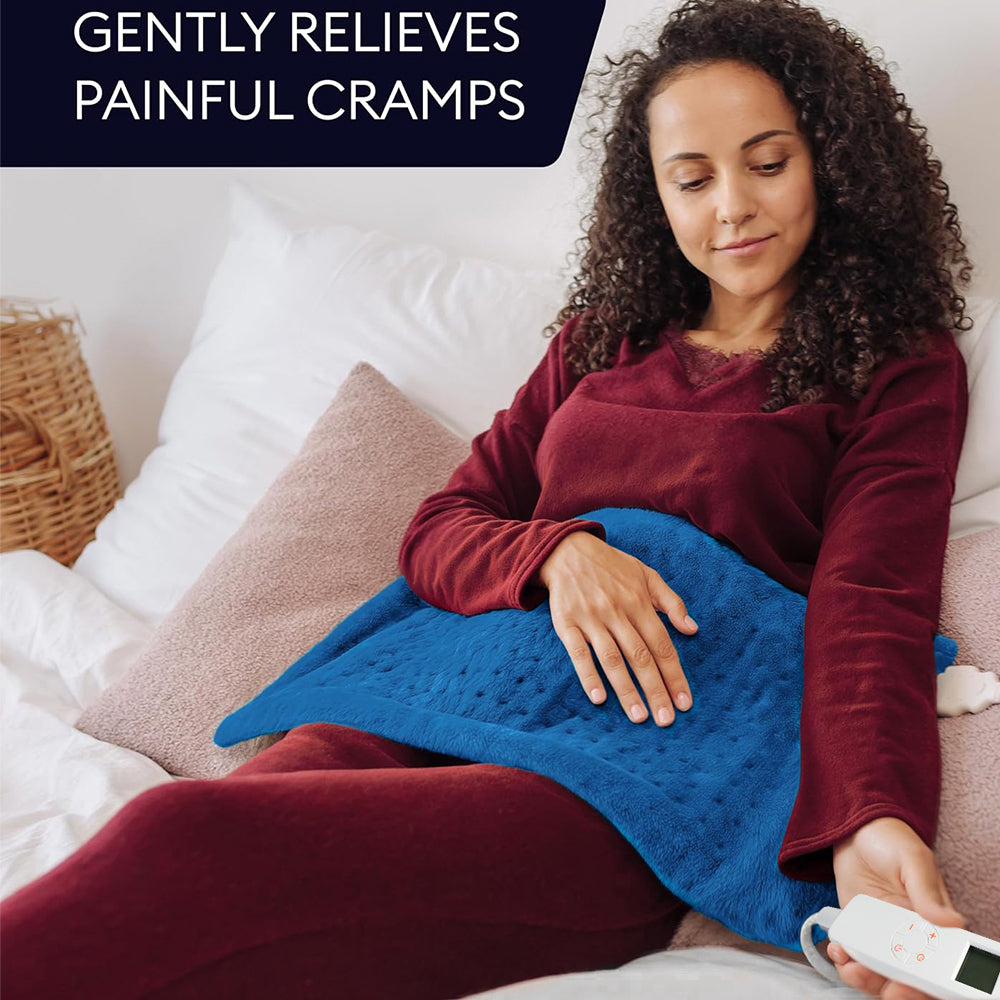 Electronic Heating Pad Temperature Control Machine Washable with Timer 33"x17"