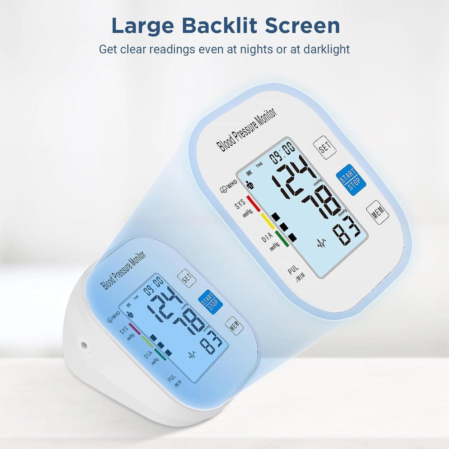 Blood Pressure Monitors Automatic Upper Arm Dual User