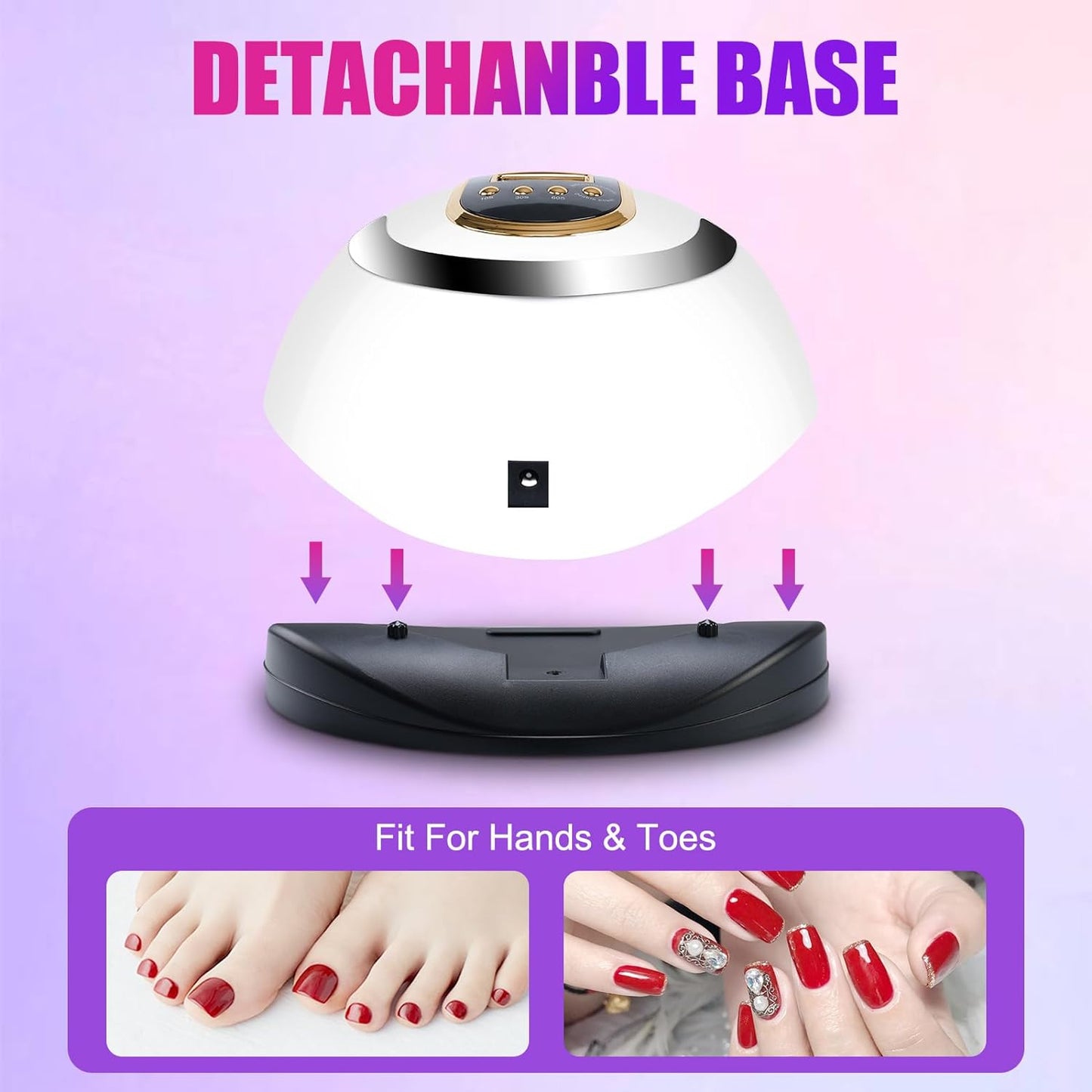 UV Light for Nails, 168W UV Light for Gel Nails/Acrylic, UV LED Nail Lamp with 4 Timer Modes - Automatic Sensor -LCD Screen - 2 UV Gloves UPF50+, Gel Nail Light for Salon Quality at Home