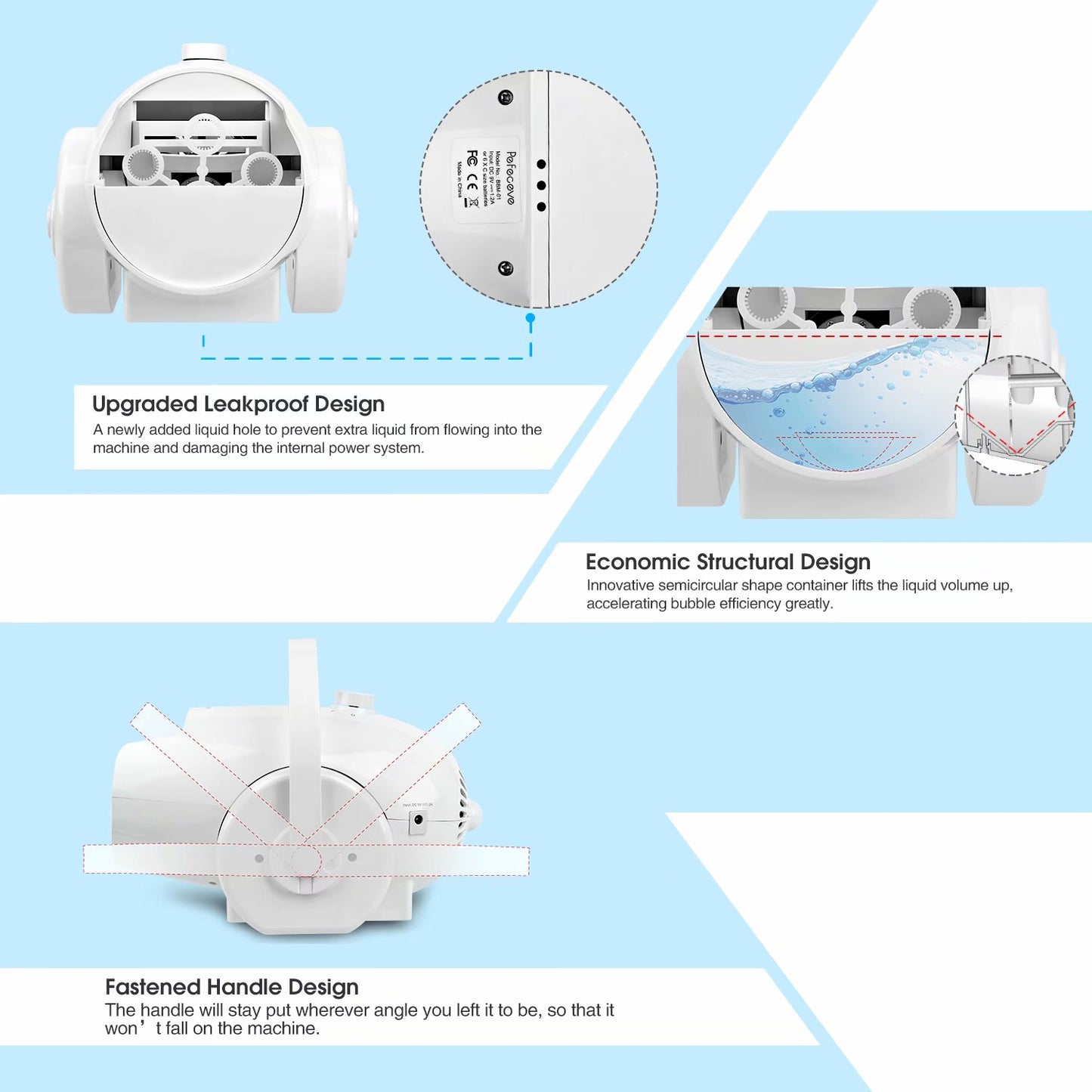 Bubble Machine Automatic Bubble Blower