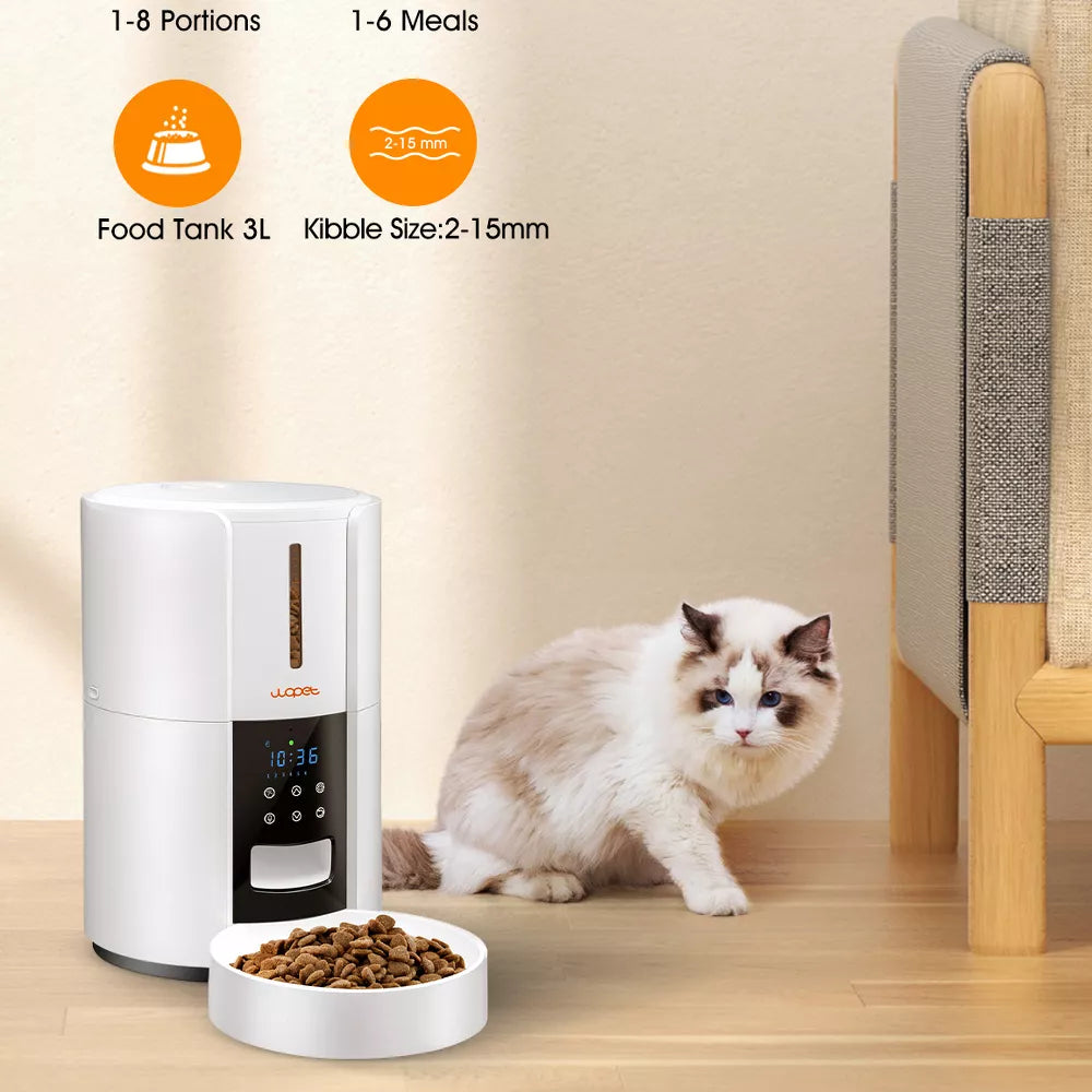 Automatic Cat Feeder Dry Food Dispenser 5L Timed with Portion Control