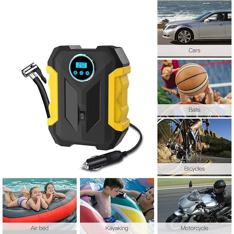 Air Pump Tire Inflator Cordless Air Compressor 12V 150 PSI