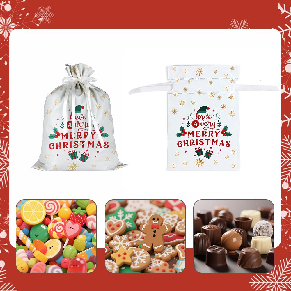 Christmas Gift Bags 34Pcs Drawstrings Gift Bag Christmas Bags For Gifts Xmas Presents Wrapping Bags