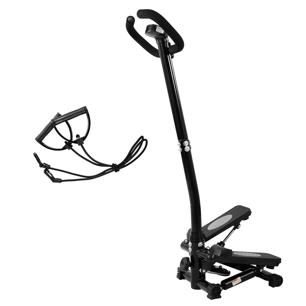 Stair Stepper with Handlebars Mini Stepper Machine Twisted Resistance Bands Twist Stepper Step Machine