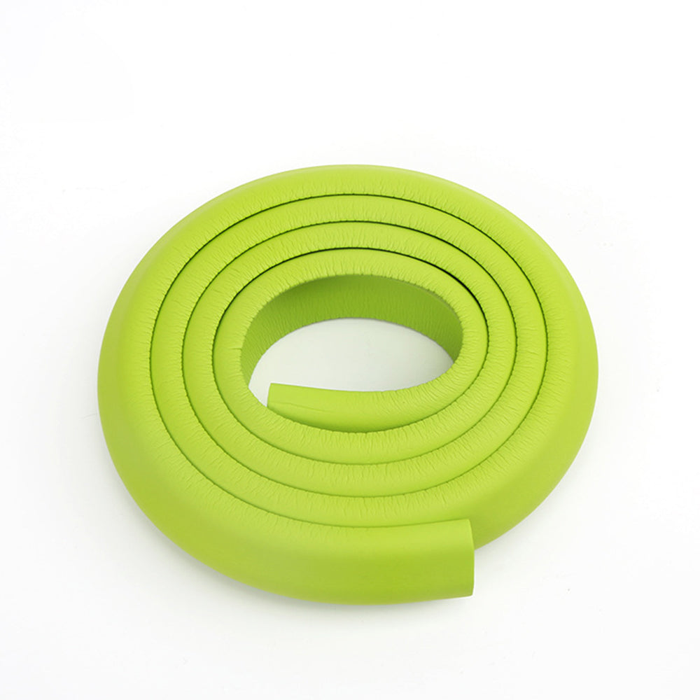 Baby Proofing Edge & Corner Guards Protector Set ,Foam rubber, Child Safety Furniture Bumper Table Protectors Pre-Taped Corners Safe Edge & Corner Cushion [6.5ft Edge ] Green