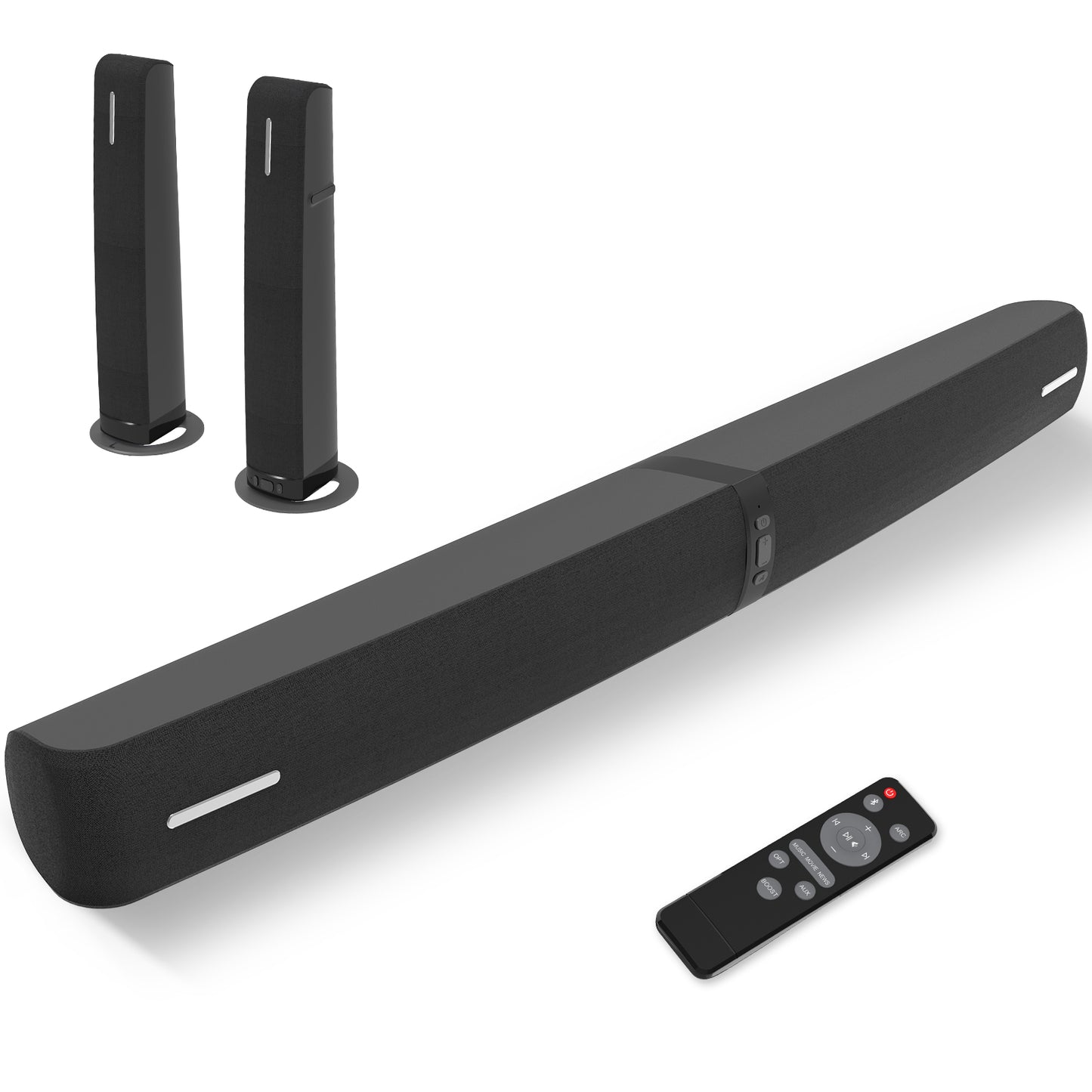90W  Bluetooth Sound Bar for Smart TV 2 in 1