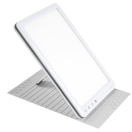 UV-Free LED Therapy Lamp – Simulated Sunlight with 3 Color Modes & 5 Brightness Levels for Home & Office