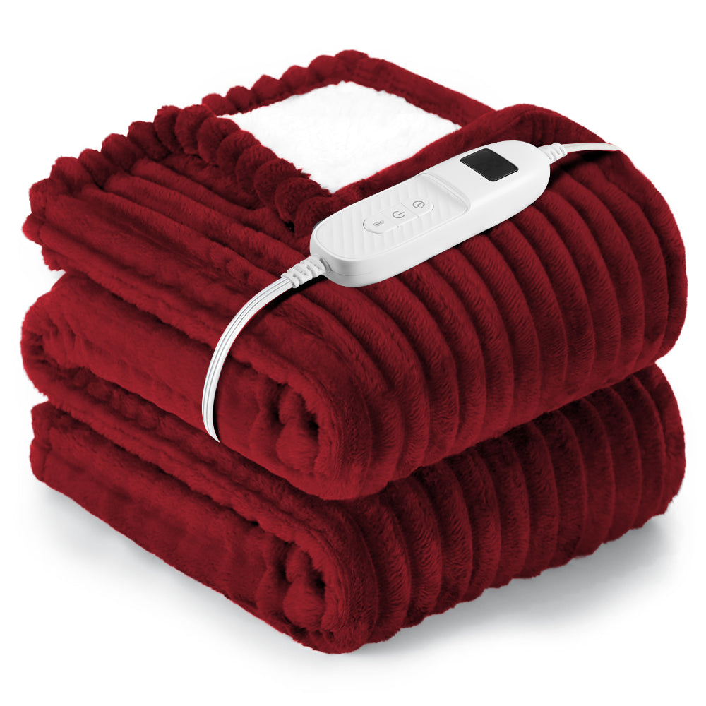 Heated Throw Blanket 50x60 - Safe with 6 Heat Levels & Auto Shut-Off Machine Washable