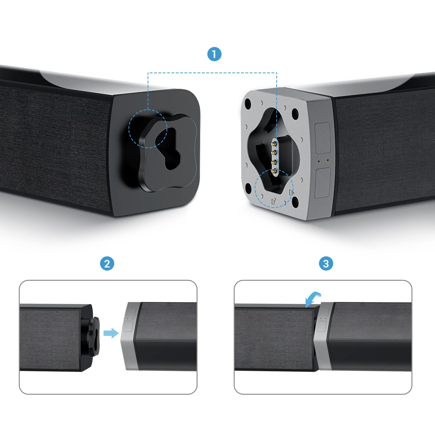 Sound Bar for TV Bluetooth Speakers with ARC/Optical/AUX Connection