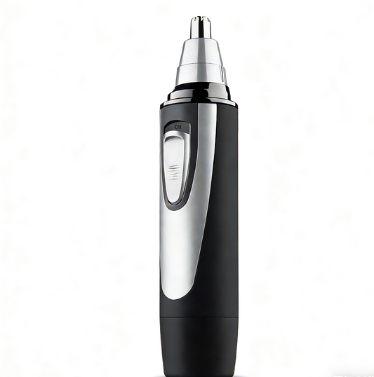 Ear and Nose Hair Trimmer Clipper Painless Eyebrow & Facial Hair Trimmer for Men Women, Battery-Operated Trimmer, Dual Edge Blades for Easy Cleansing