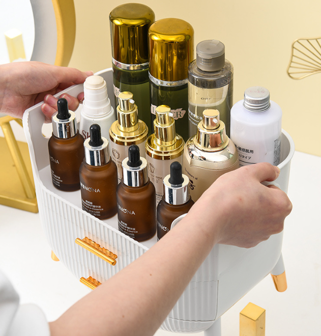 Makeup Organizer with Drawers,Skincare Organizer for Vanity, Bathroom Countertop