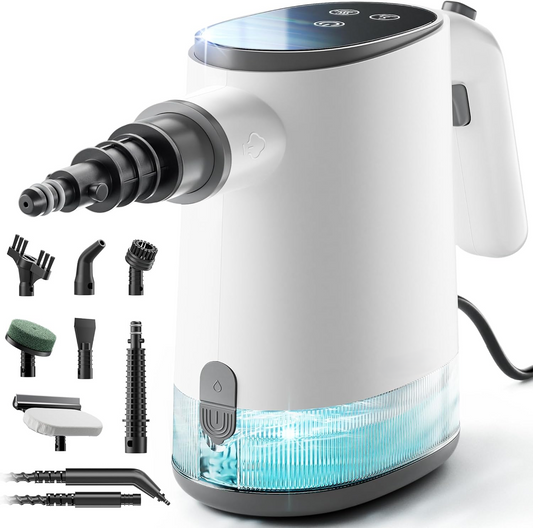 Handheld Steam Cleaner - 15s Fast Heating, Adjustable Steam, 650mL Large Tank, for Home, Kitchen, Car, Bathroom, Multi-Surface