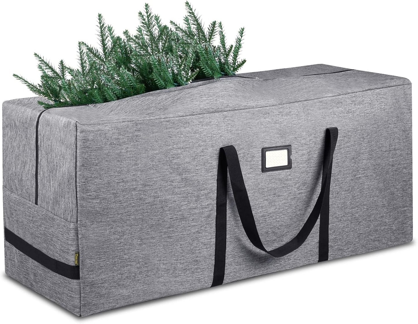 7.5Ft Christmas Tree Storage Bag, Used For Holding Artificial Christmas Trees, Gray (50"x16"x20")