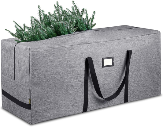 7.5Ft Christmas Tree Storage Bag, Used For Holding Artificial Christmas Trees, Gray (50"x16"x20")