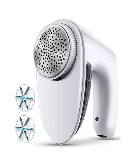 Fabric Shaver Lint Remover with 2 Replaceable 6-leaf Blades