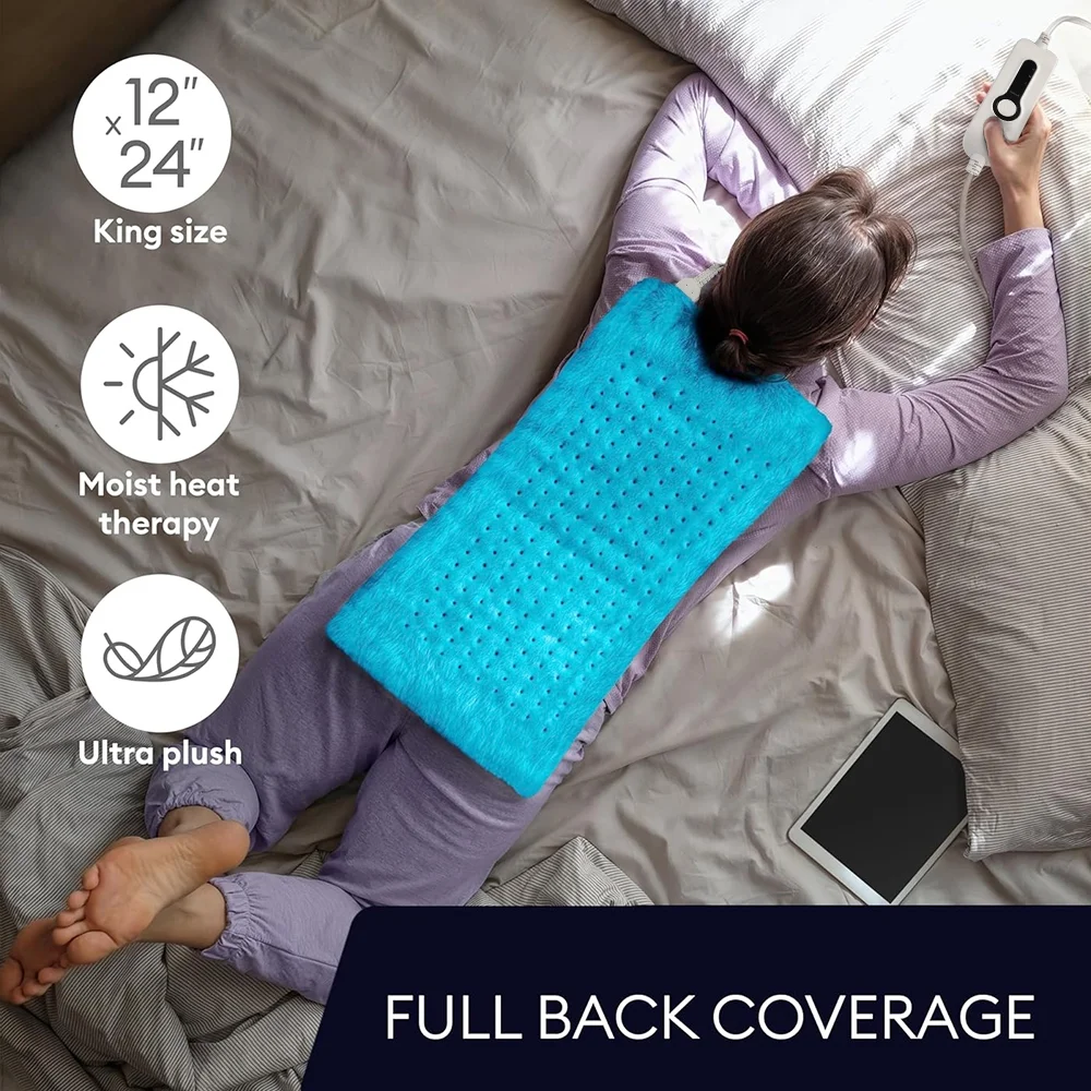 Heating Pad Double Sided Machine Washable 12"x24"