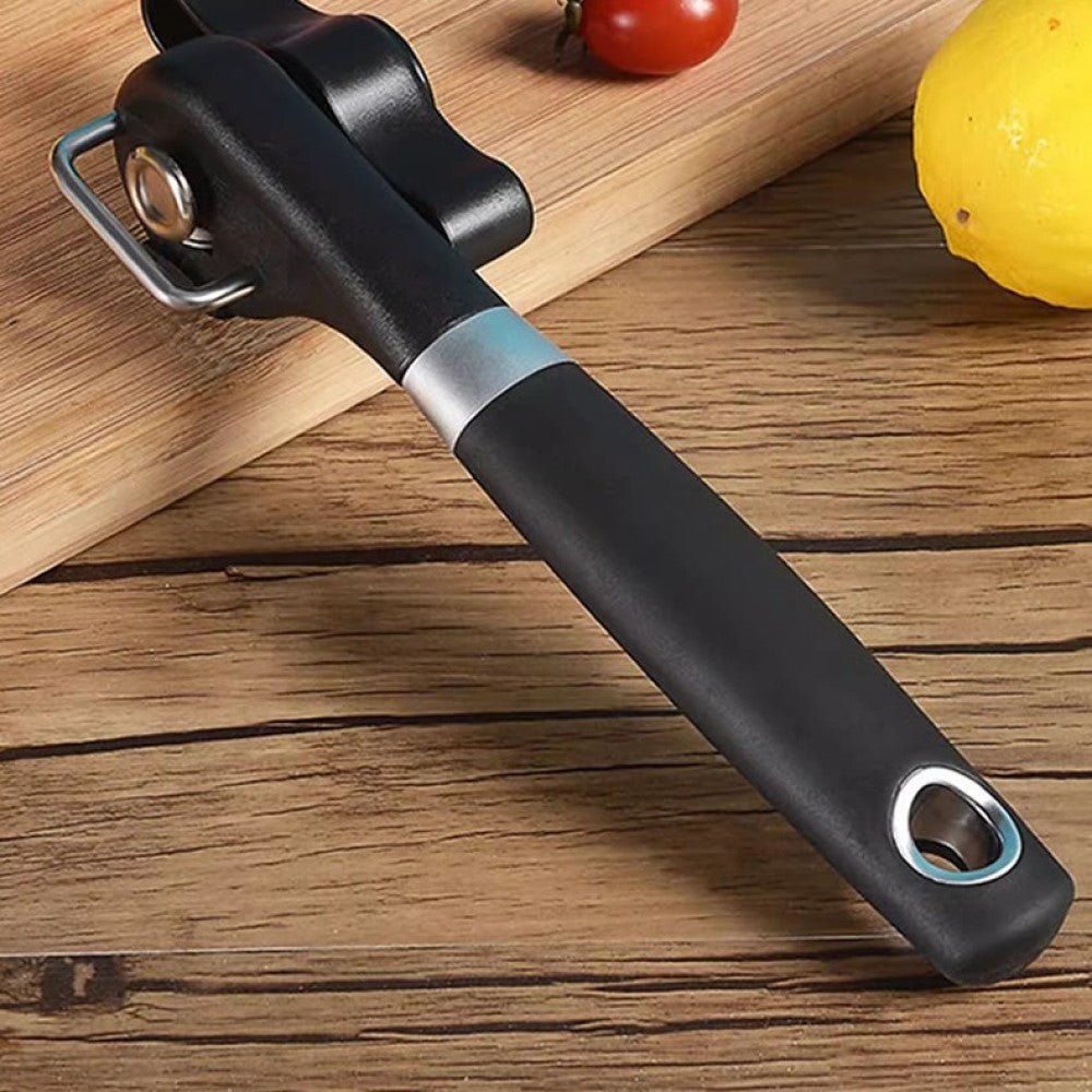 Manual Can Opener Safe Smooth Edge Stainless Steel