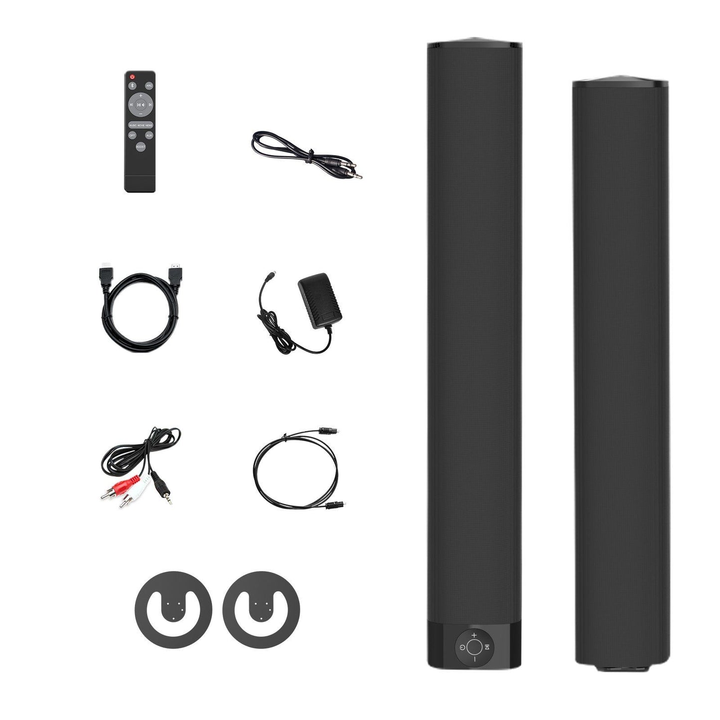 2 in 1 Separable Bluetooth Soundbar Wireless Auto Volume Boost