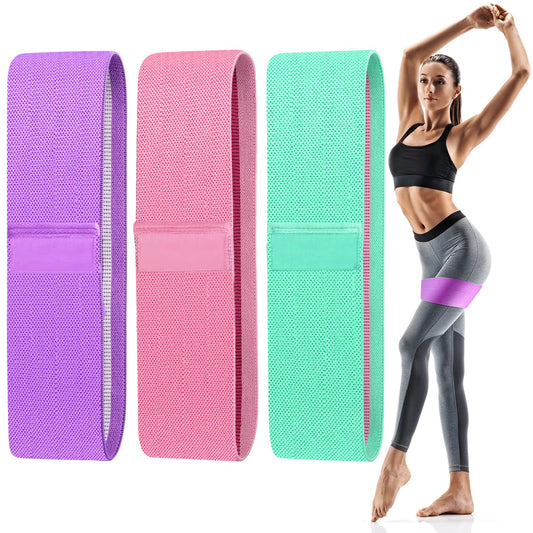 Resistance Loop Exercise Bands Set Elastic 3 Levels