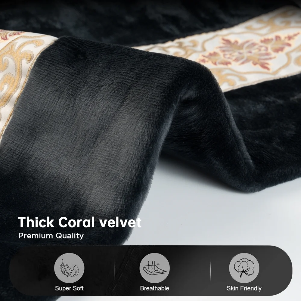 Heating Pad 12"x24" for Back With 10 Heating Setting Temperature Control Auto-off Machine Washable Black