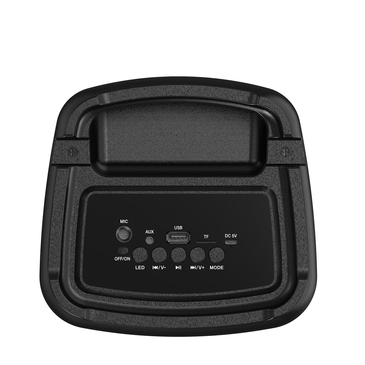 Karaoke Machine with LED Lights & Wired Microphone - Portable Bluetooth Speaker for Adults & Kids, Supports AUX/USB/TF for Home Party