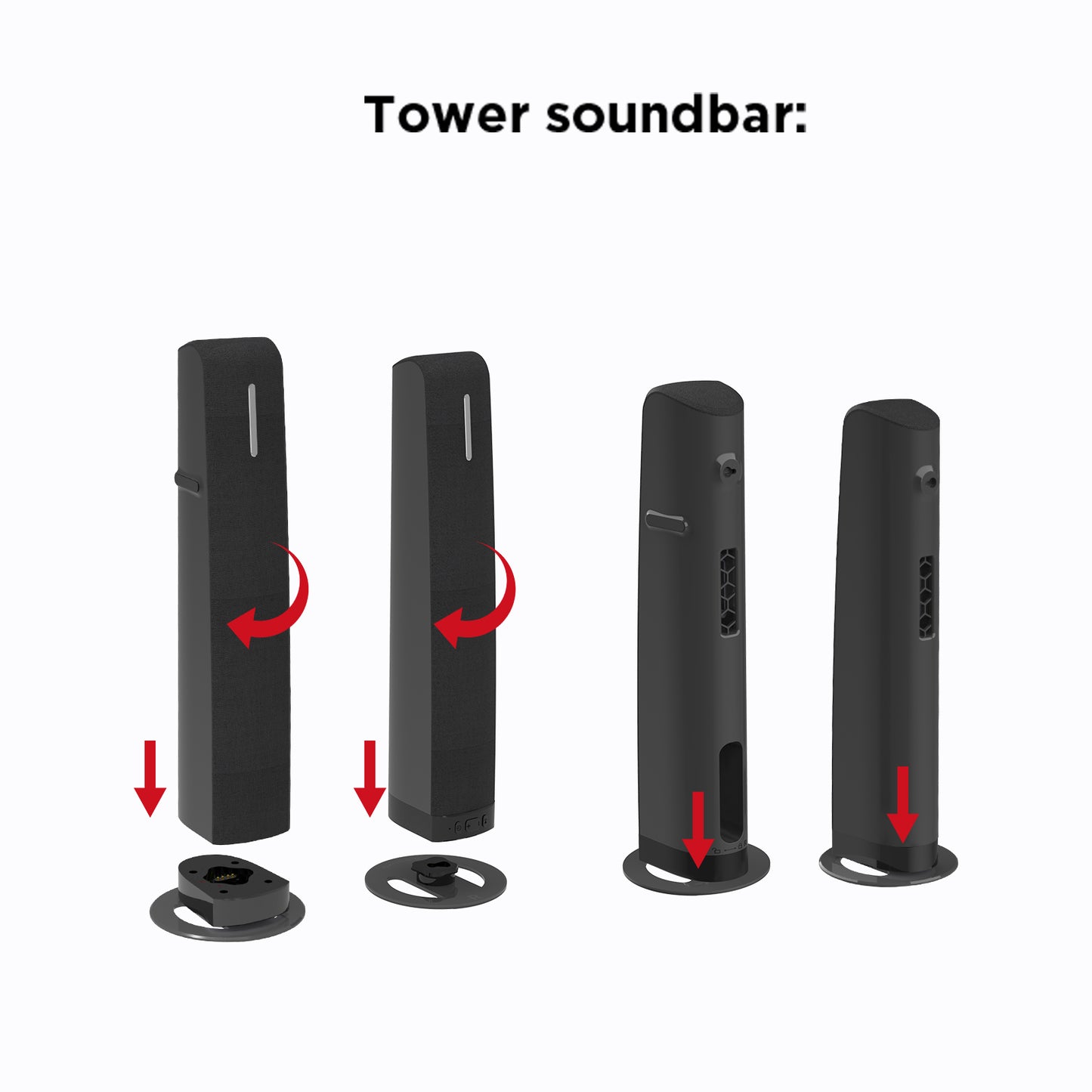 90W  Bluetooth Sound Bar for Smart TV 2 in 1