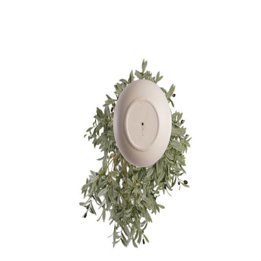 7FT Tall Artificial Olive Tree for Home Office Decor, Faux Olive Tree with White Tall Planter, Artificial Plants with Natural Wood Trunk and Lifelike Fruits