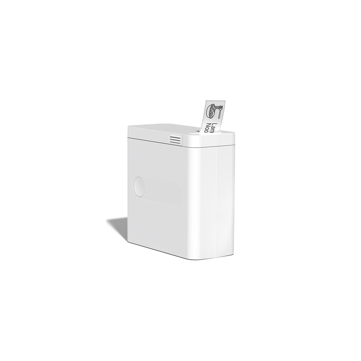 Bluetooth Mini Label Maker Machine, Rechargeable Thermal Label Printer, Portable Wireless Label Maker, Compatible with iOS Android, White