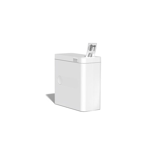 Bluetooth Mini Label Maker Machine, Rechargeable Thermal Label Printer, Portable Wireless Label Maker, Compatible with iOS Android, White
