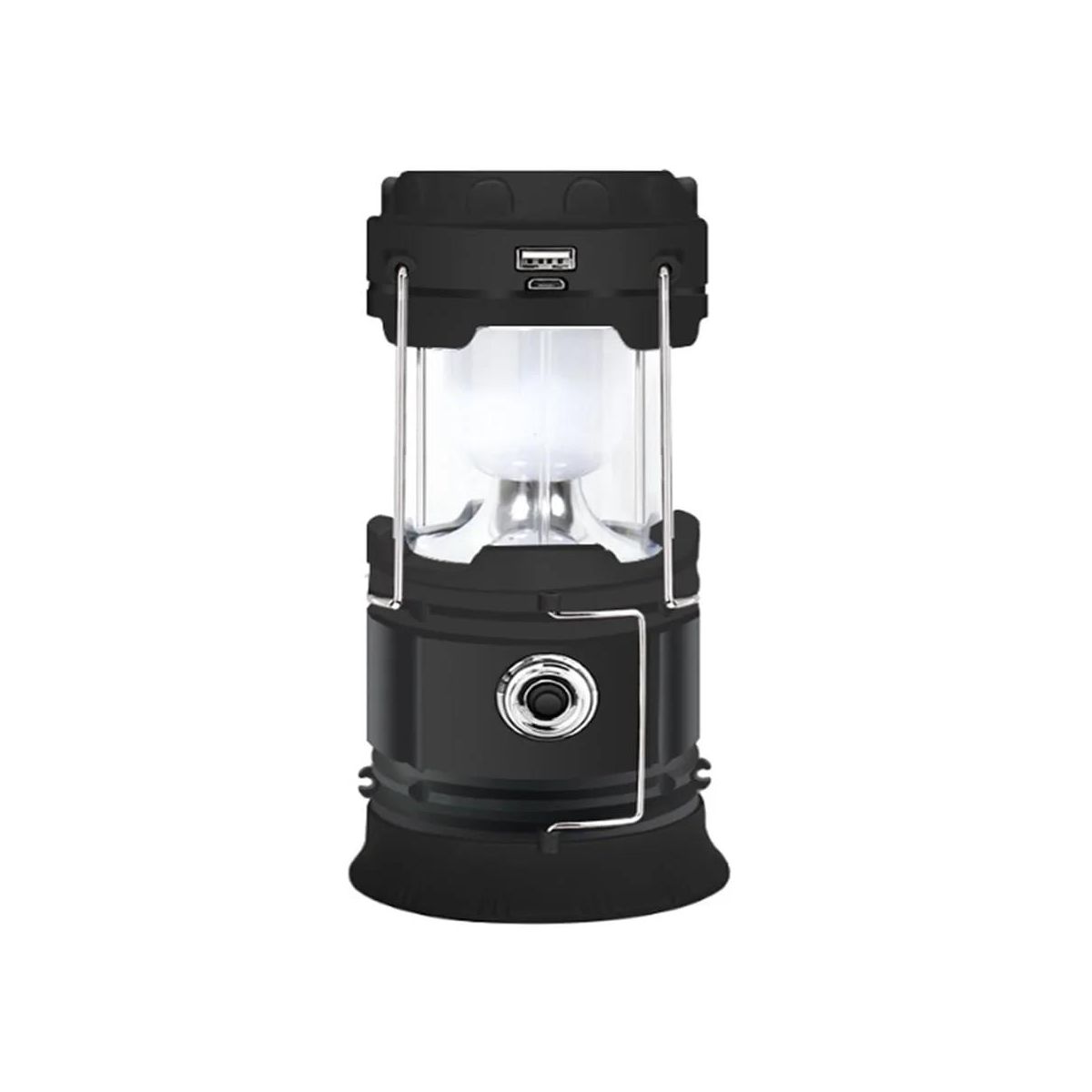 Solar Rechargeable LED Waterproof Camping Lantern Outdoor Portable Lights for Emergency