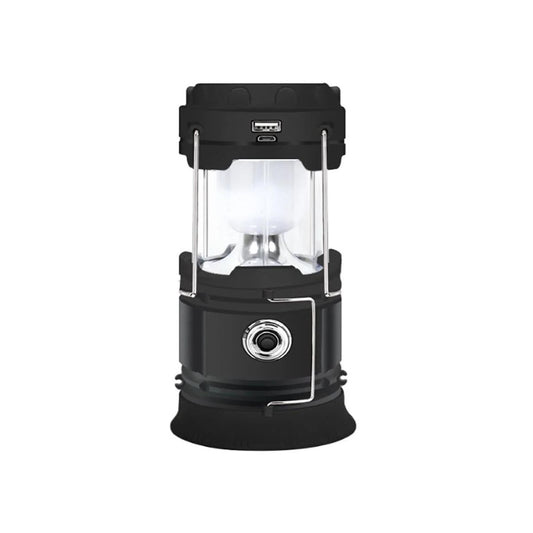 Solar Rechargeable LED Waterproof Camping Lantern Outdoor Portable Lights for Emergency