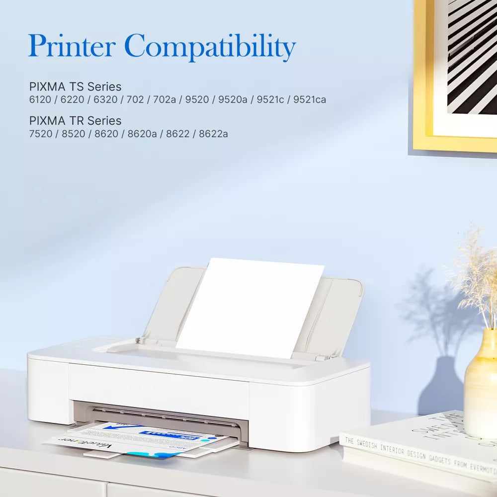 Compatible Canon 280/281XXL Ink Cartridges 5-Pack for Pixma TR8620/TS6320/TR7520