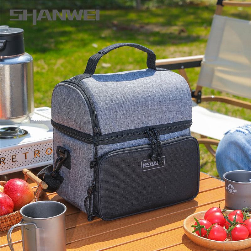 Camping Cooler, Worksite Lunchbox, Soft Shell Lunch Bag for Construction Sites, Work and Everyday Use