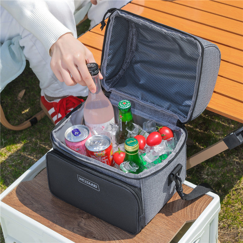 Camping Cooler, Worksite Lunchbox, Soft Shell Lunch Bag for Construction Sites, Work and Everyday Use
