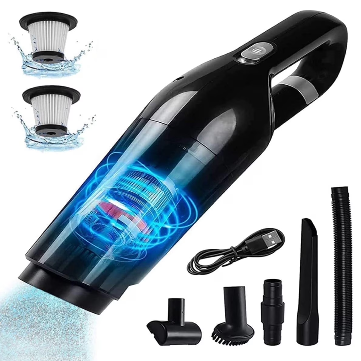 120W Wireless Handheld Car Vacuum Cleaner, Quick Cleaning Vacuum Cleaner, Suitable for Cars, Homes and Offices