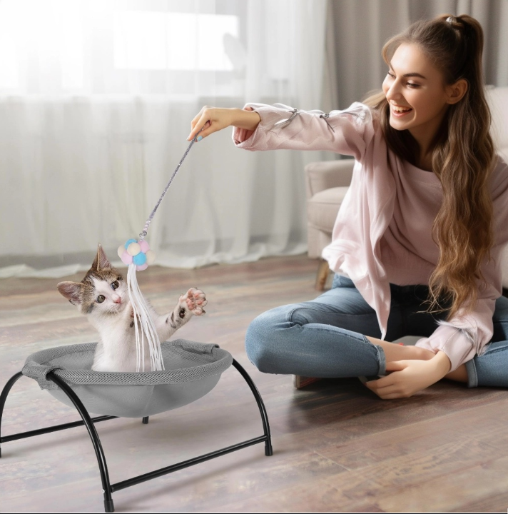 Cat Hammock Bed Dog Pet Hammock Bed Cat Teaser Wand Cat Sleeping Dog Pet