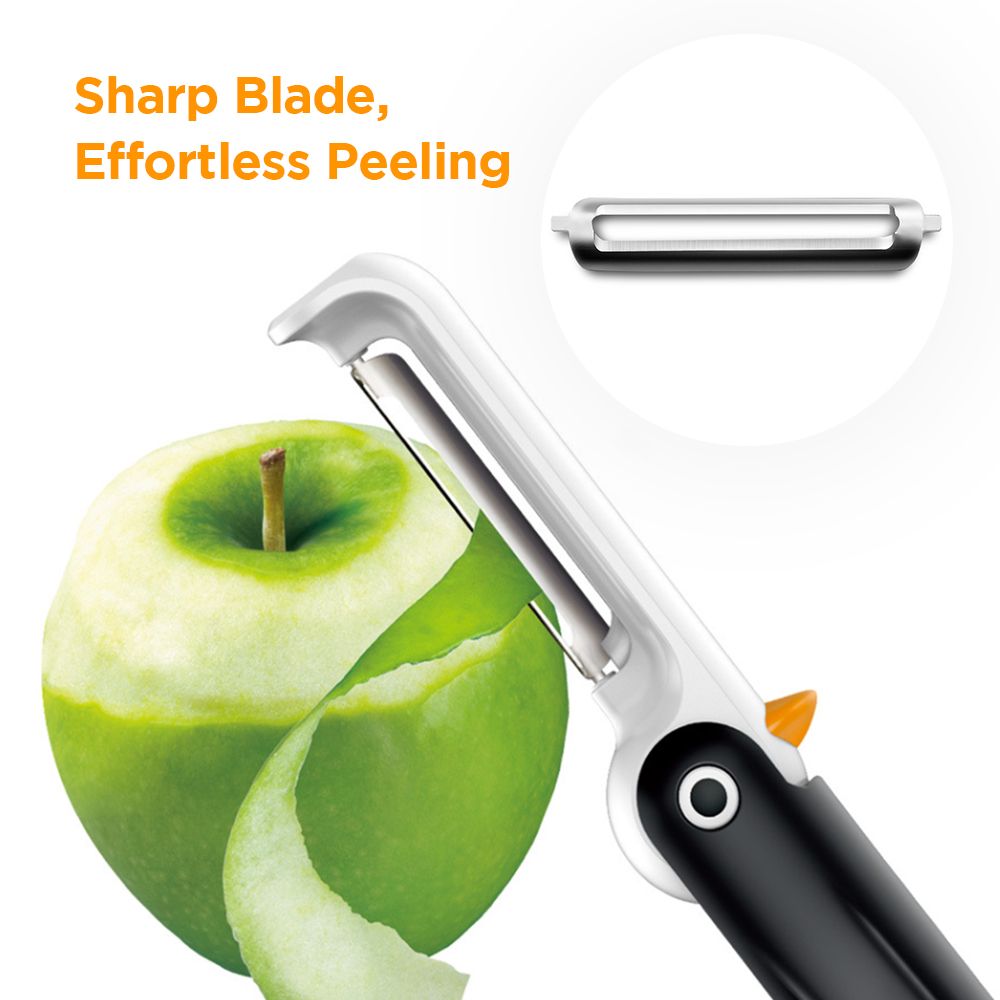 2 Pack Swivel Peeler Vegetable Peeler Penguin Kitchen Peeler for Veggie Fruit Peeler Potato Grater Carrot Apple