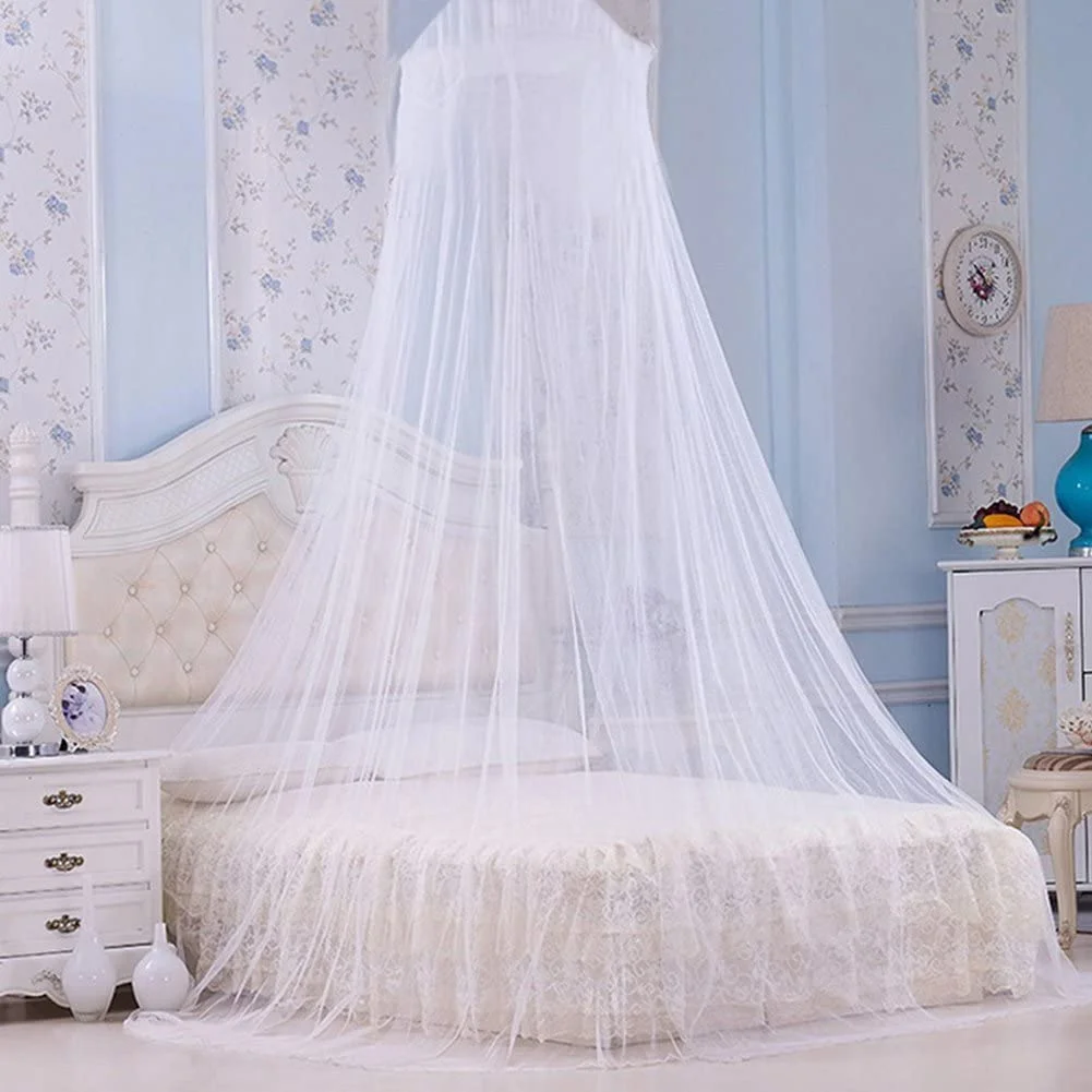 Universal Dome Bed Canopy Mosquito Net, Mesh Net Hanging Bed Canopy, White