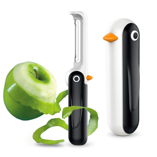 2 Pack Swivel Peeler Vegetable Peeler Penguin Kitchen Peeler for Veggie Fruit Peeler Potato Grater Carrot Apple