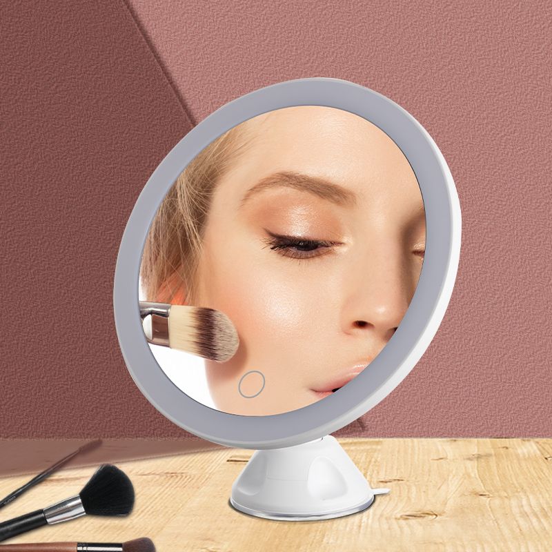 10x Magnifying Mirror Lighted 360 Rotation with Suction Cup