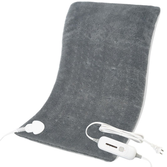 12''x24'' Gray Electric Heating Pad for Pain Relief, Machine Washable with 3 Heat Settings ,Heating pad for Neck and Shoulder, Knee, Arms, Legs