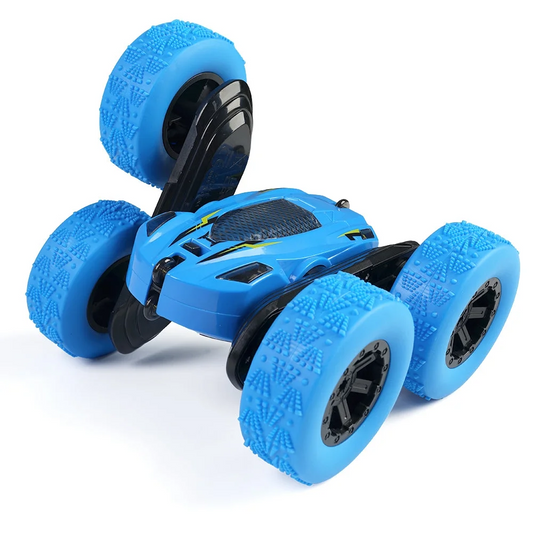 Remote Control Car 4WD RC Cars 2.4GHz Electric Race Stunt Toy Car Rechargeable Birthday Gift Blue