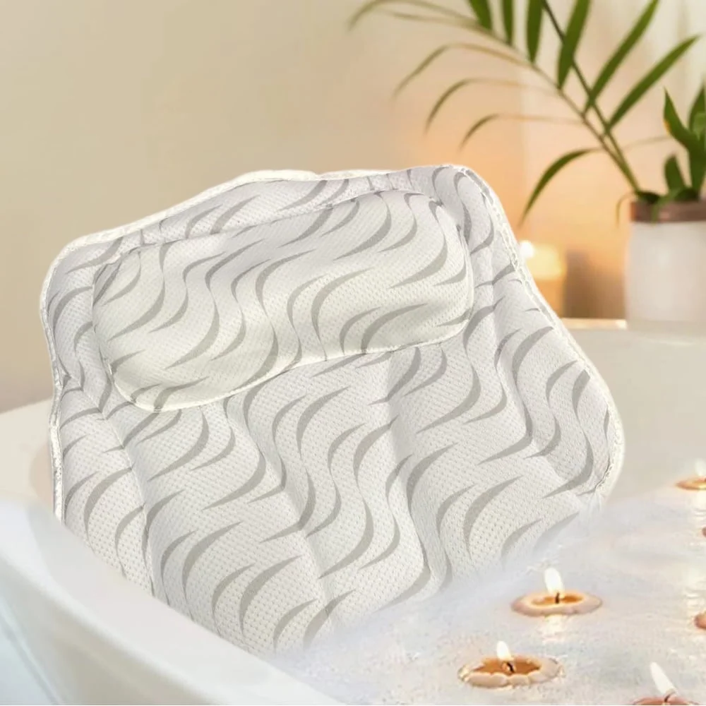 Bath Pillow with Washing Bag