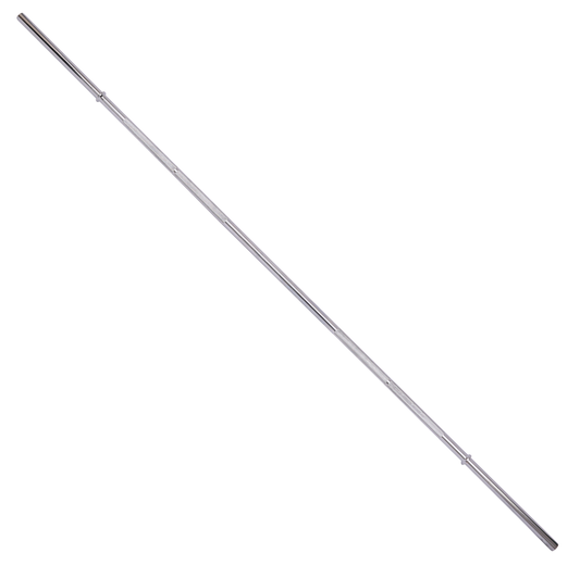 1 Inch Stardard Barbell Bar 5FT for Weightlifting and Power Lifting 300 Pound Capacity Chrome Finish Silver