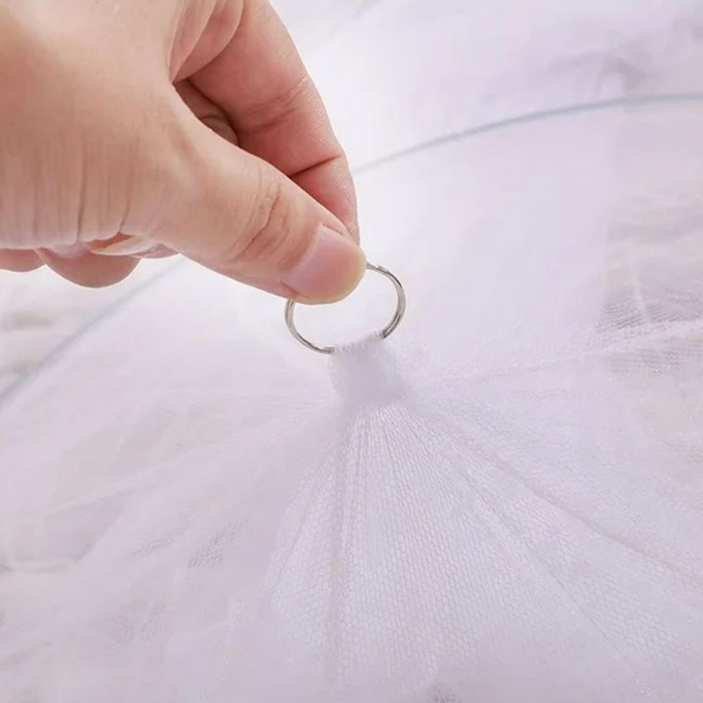 Universal Dome Bed Canopy Mosquito Net, Mesh Net Hanging Bed Canopy, White