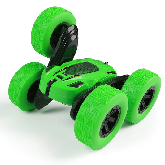 Remote Control Car 4WD RC Cars 2.4GHz Electric Race Stunt Toy Car Rechargeable Birthday Gift Green